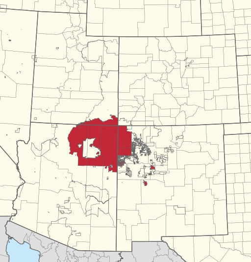 Navajo relief- map